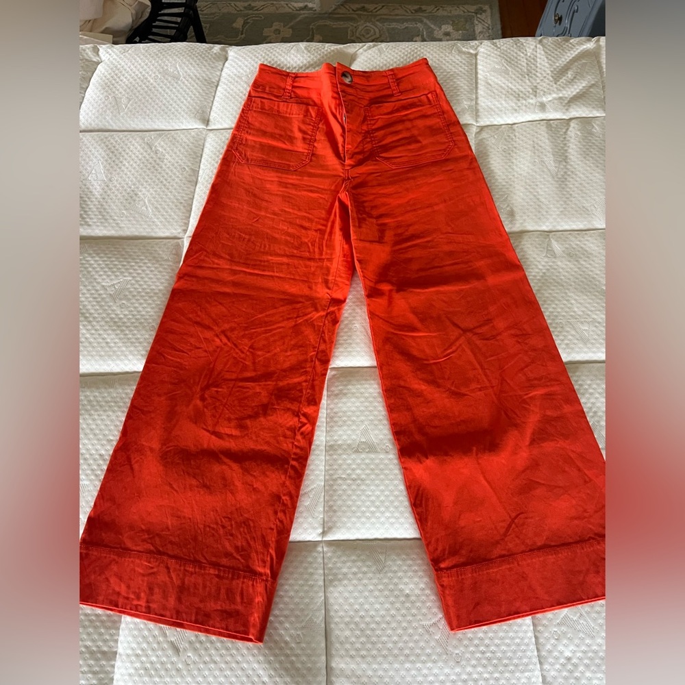 Anthropologie Maeve The Colette Coral Pants